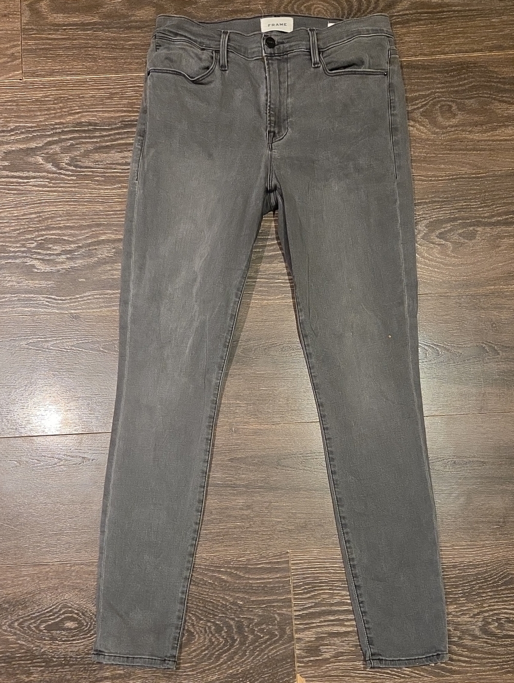 ❤️ FRAME DENIM LE HIGH SKINNY JEANS HIGH RISE SKINNY, BURTON WASH, 12 (32)